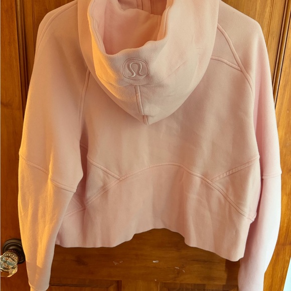 lululemon athletica light pink scuba half-zip hoodie - Picture 2 of 2